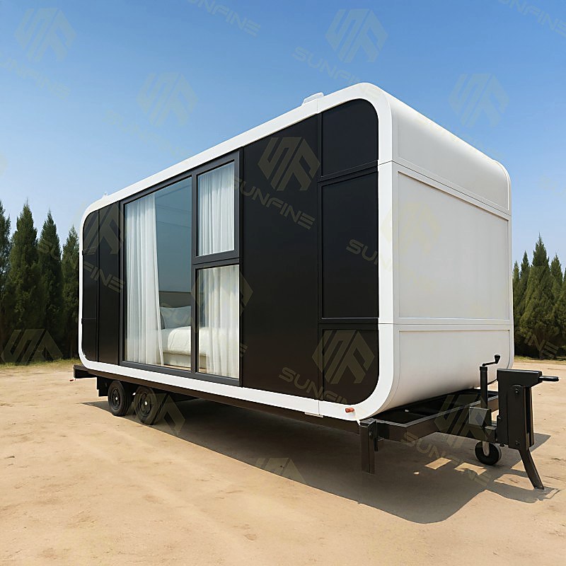 Apple House eco-friendly con ruedas