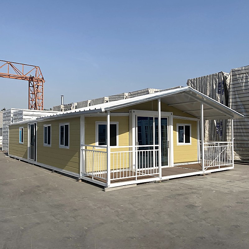 Casa expandible 40ft techo triangular